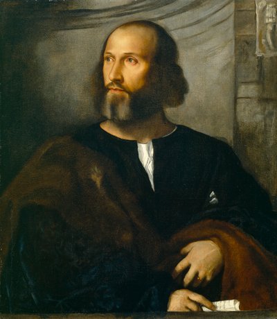 Porträt eines bärtigen Mannes, ca. 1515 von Tiziano Vecelli